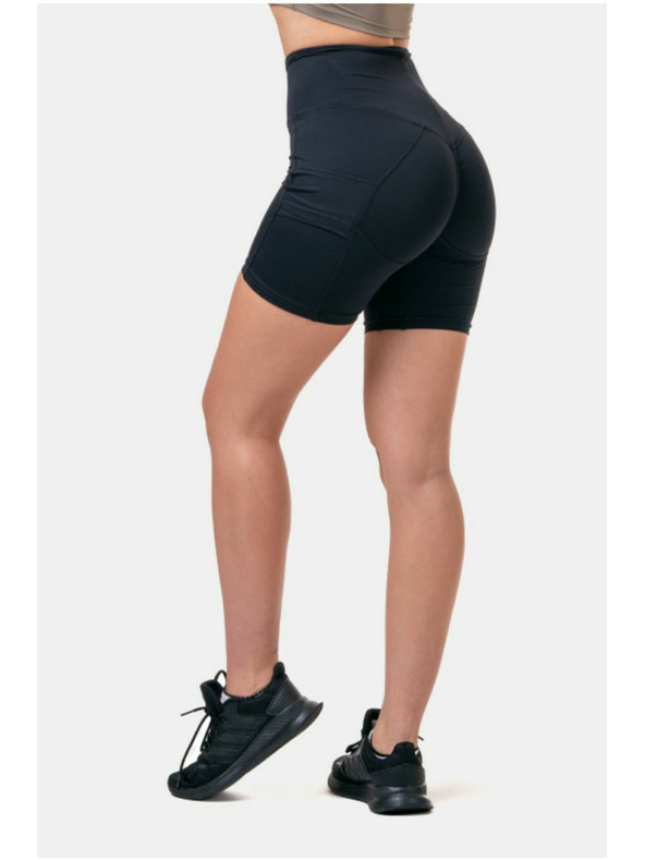 Nebbia Fit & Smart ženske biciklističke kratke hlače 575 Black XS, crne