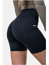 Nebbia Fit & Smart ženske biciklističke kratke hlače 575 Black XS, crne
