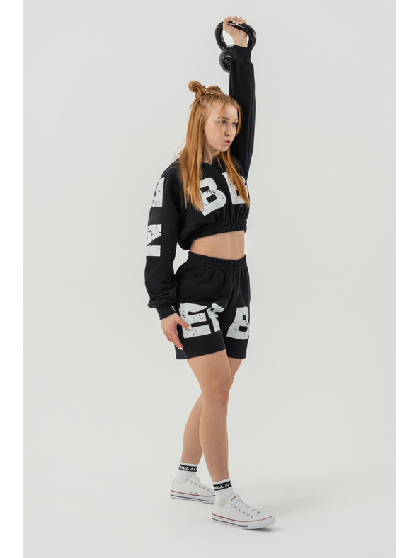 Nebbia Trening kratke hlače 6" MUSCLE MOMMY 624 XS,crna