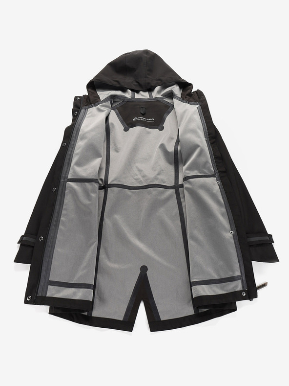 ALPINE PRO Ženski kaput s ptx membranom ALPINE PRO SETIJA crni