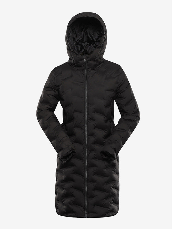 ALPINE PRO Ženski kaput s WR impregnacijom ALPINE PRO AWEDA crni