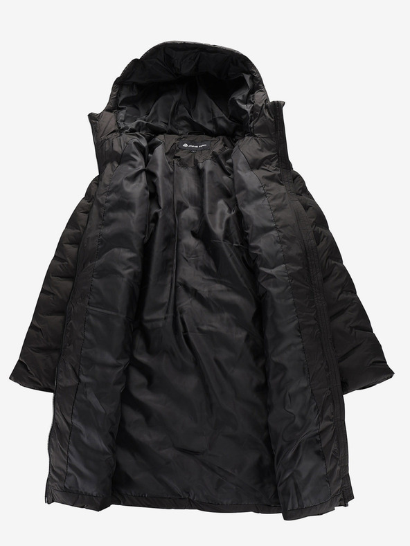 ALPINE PRO Ženski kaput s WR impregnacijom ALPINE PRO AWEDA crni