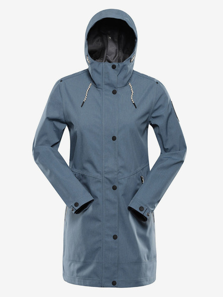 ALPINE PRO Plavi ženski vodootporni kaput s membranom ptx Alpine Pro PERFETA