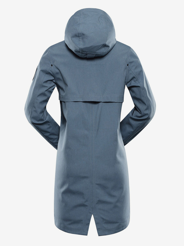 ALPINE PRO Plavi ženski vodootporni kaput s membranom ptx Alpine Pro PERFETA