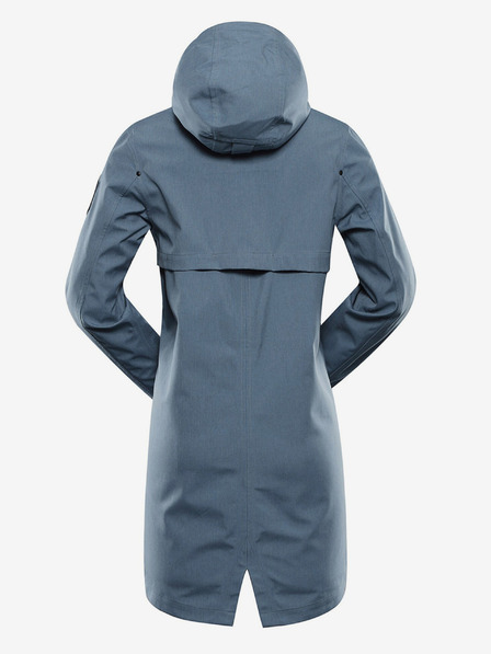 ALPINE PRO Plavi ženski vodootporni kaput s membranom ptx Alpine Pro PERFETA