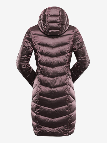 ALPINE PRO Dugi ženski ultralagani kaput ALPINE PRO OREFA roza