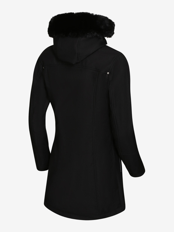 ALPINE PRO Ženski kaput ALPINE PRO LAKEMA crni