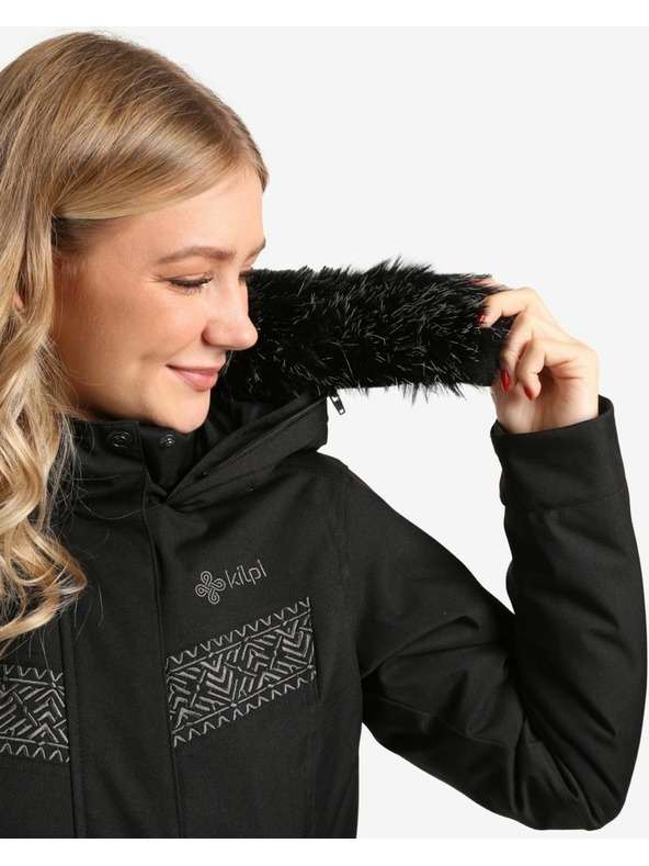 Kilpi Ženski zimski kaput Kilpi PERU-W Black