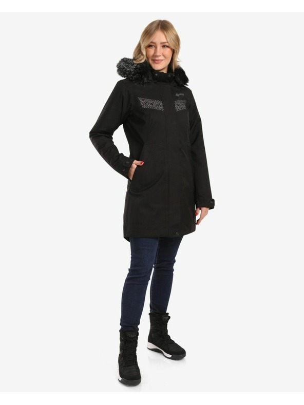 Kilpi Ženski zimski kaput Kilpi PERU-W Black