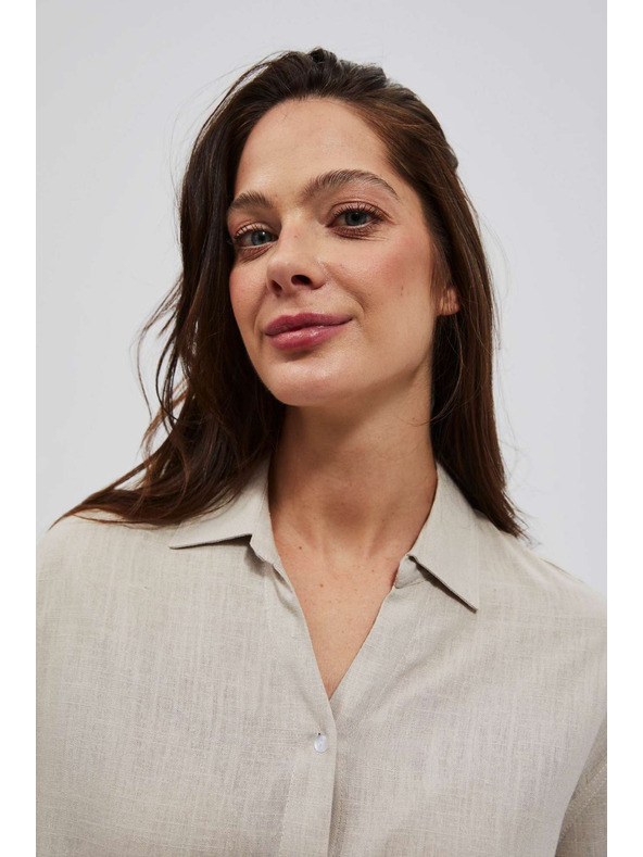 Moodo Ženska bež košulja Moodo