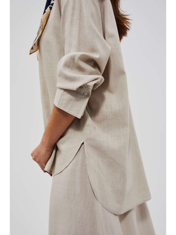 Moodo Ženska bež košulja Moodo