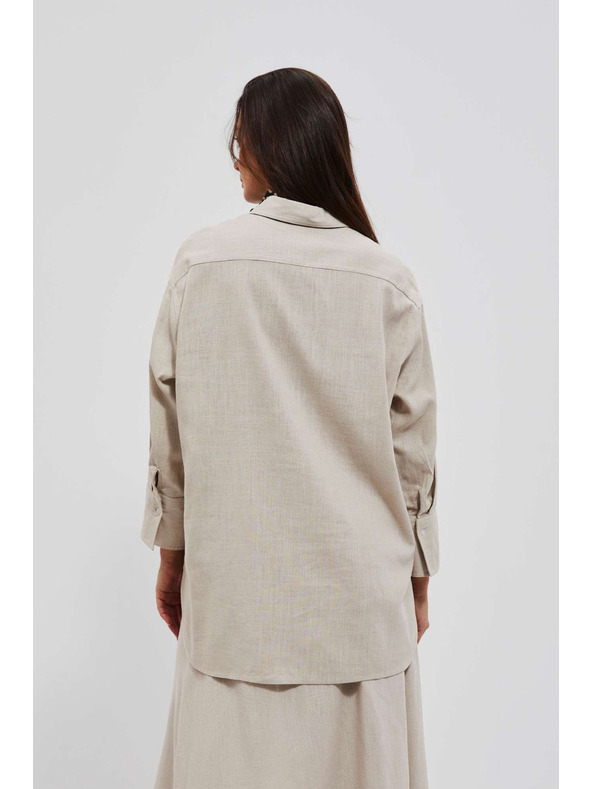 Moodo Ženska bež košulja Moodo