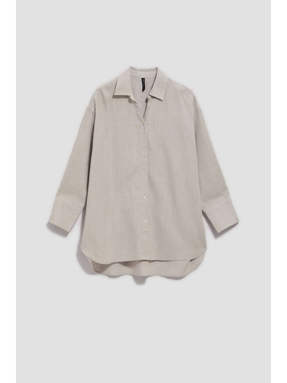 Moodo Ženska bež košulja Moodo