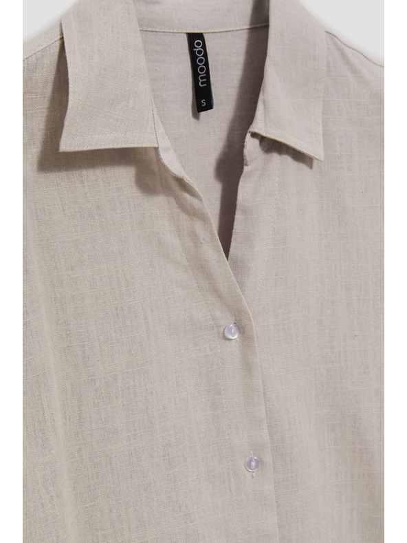 Moodo Ženska bež košulja Moodo