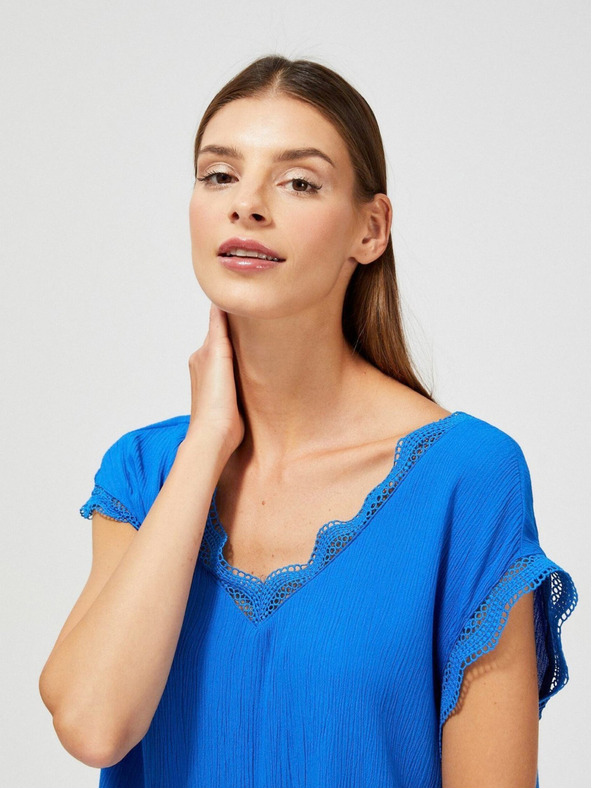 Moodo Plava ženska bluza Moodo