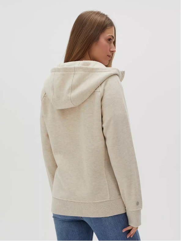 Moodo Moodo ženska majica s kapuljačom bež boje