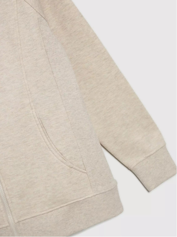 Moodo Moodo ženska majica s kapuljačom bež boje