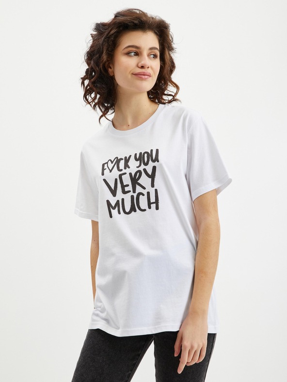 ZOOT.Original Bijela ženska majica Zoot Original Fuck you very much