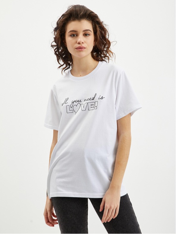 ZOOT.Original Bijela ženska majica Zoot Original All you need is love