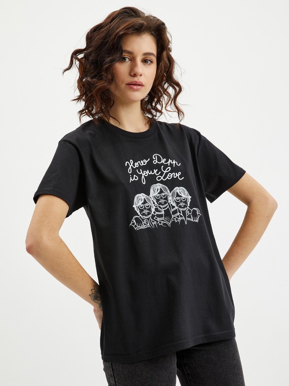ZOOT.Original Zoot Original Depp love ženska crna majica