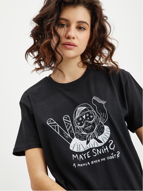 ZOOT.Original Crna ženska majica Zoot Original You have snow