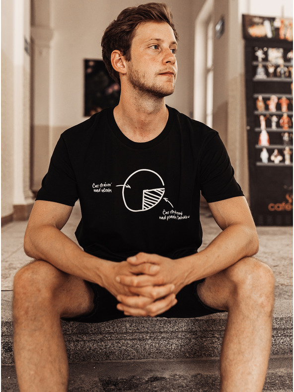 ZOOT.Original Crna ženska majica ZOOT Original Nema vremena za gubljenje