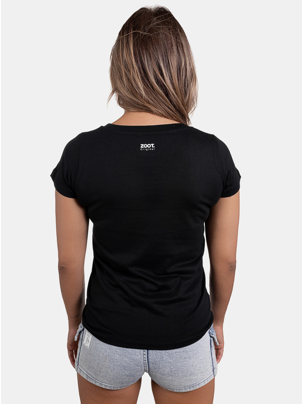 ZOOT.Original Crna ženska majica ZOOT Original Prcat