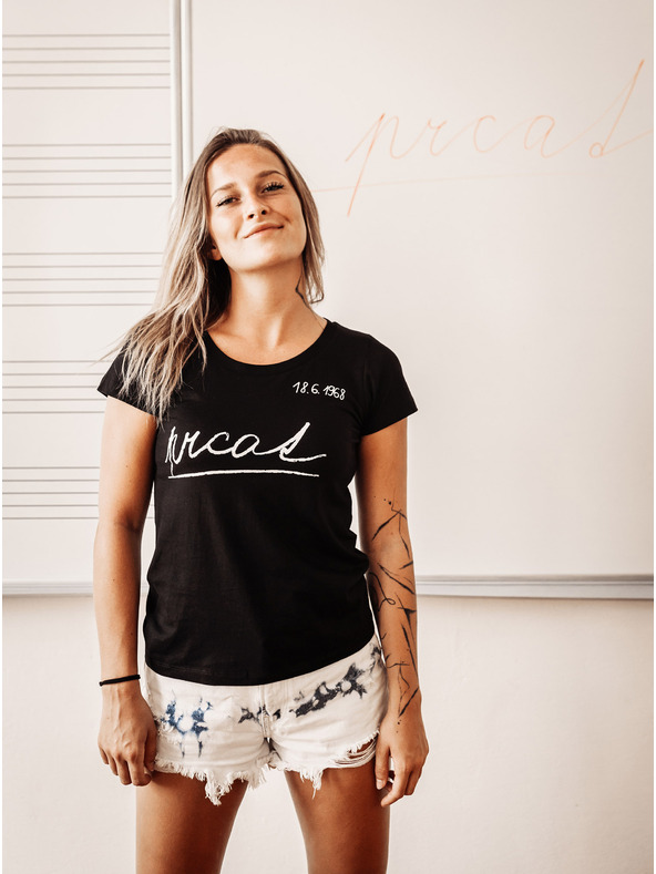 ZOOT.Original Crna ženska majica ZOOT Original Prcat