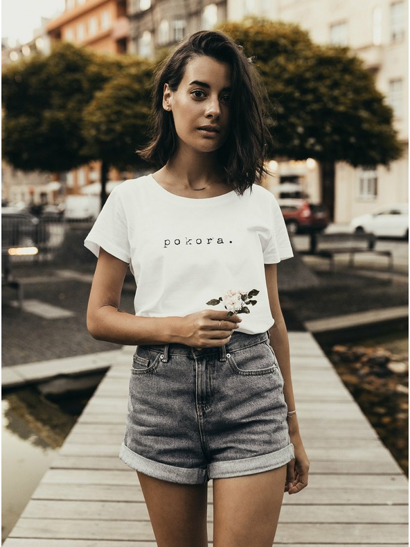 ZOOT.Original Bijela unisex majica ZOOT Original humility.