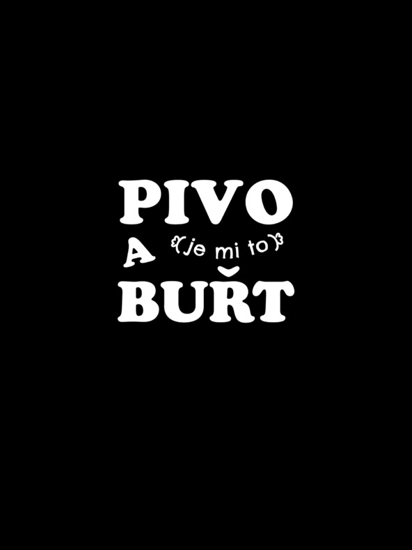 ZOOT.Original Crna ženska majica ZOOT.Original PIVO i (sviđa mi se) BUŘT
