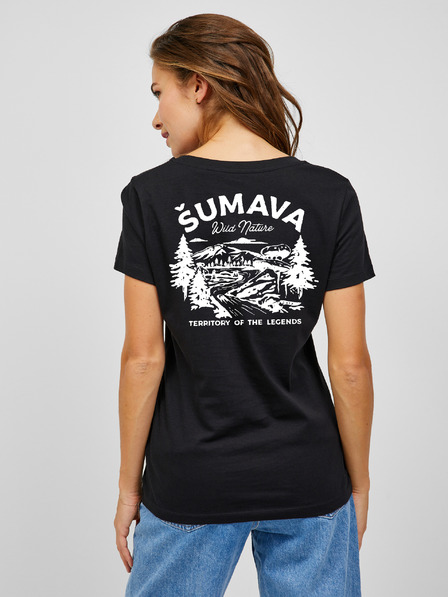 ZOOT.Original Crna ženska majica ZOOT.Original Šumava