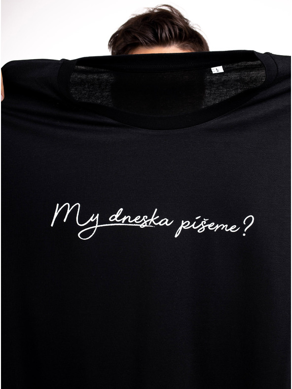 ZOOT.Original Crna ženska majica ZOOT Original Pišemo li danas?