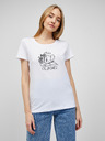 ZOOT.Original Bijela ženska majica kratkih rukava sa ZOOT-om.Originalni print Clear goal