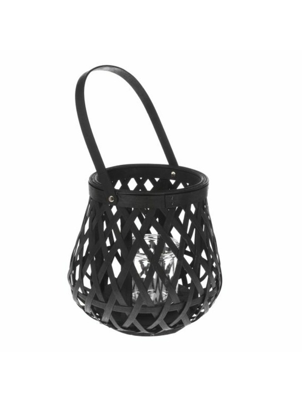 Casa de Engel Lampion od bambusa sa staklom - zeleni, 0/6