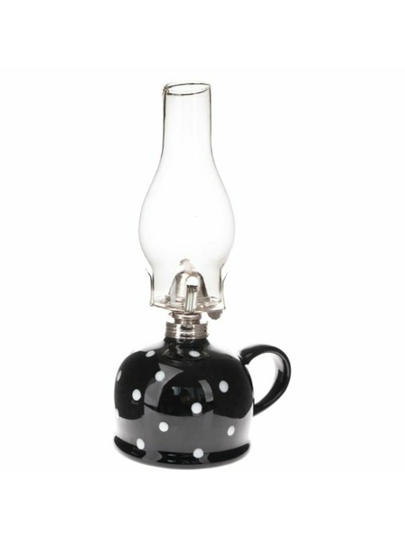 Casa de Engel Kerozinska lampa, crna na točkice, 0/9