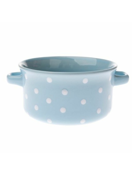 Casa de Engel Keramička zdjela - svijetlo plava s točkicama, 6/24