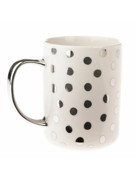 Casa de Engel Porculanska šalica sa srebrnom ručkom, 425ml, 12/36