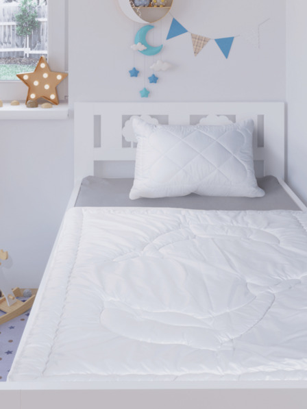 Kvalitex Bijela Kvalitex deka i jastuk za krevetić