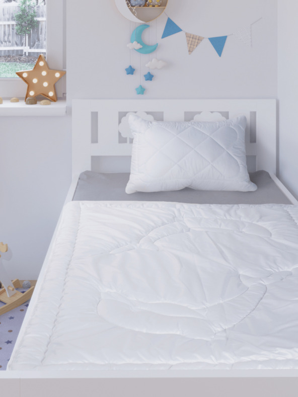 Kvalitex Deka za krevetić bijela Kvalitex