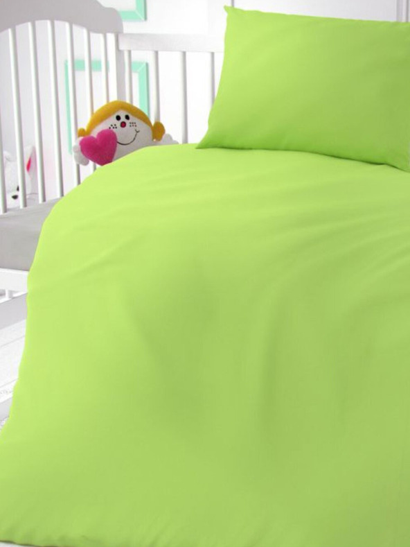 Kvalitex Svijetlo zelena pamučna posteljina