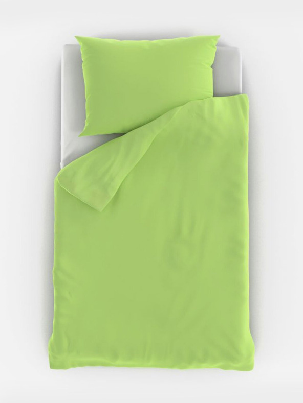 Kvalitex Svijetlo zelena pamučna posteljina