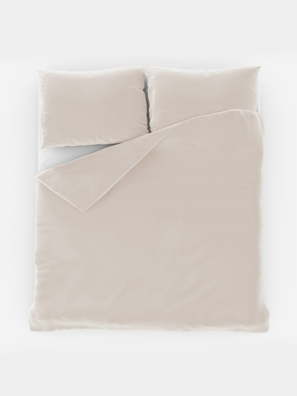 Kvalitex Obična pamučna posteljina 140x200, 70x90cm bijela Kvalitex