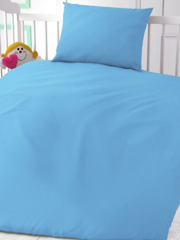 Kvalitex Plava pamučna posteljina