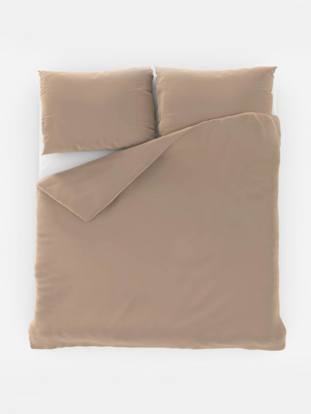 Kvalitex Francuska obična pamučna posteljina 200x200, 70x90cm bež