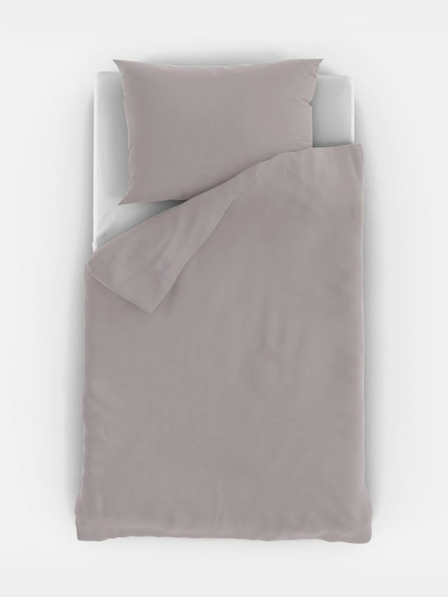 Kvalitex Svijetlo siva pamučna posteljina