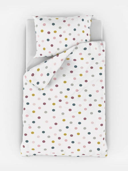 Kvalitex Pamučna posteljina za dječji krevet Lopte na bijelom Kvalitexu