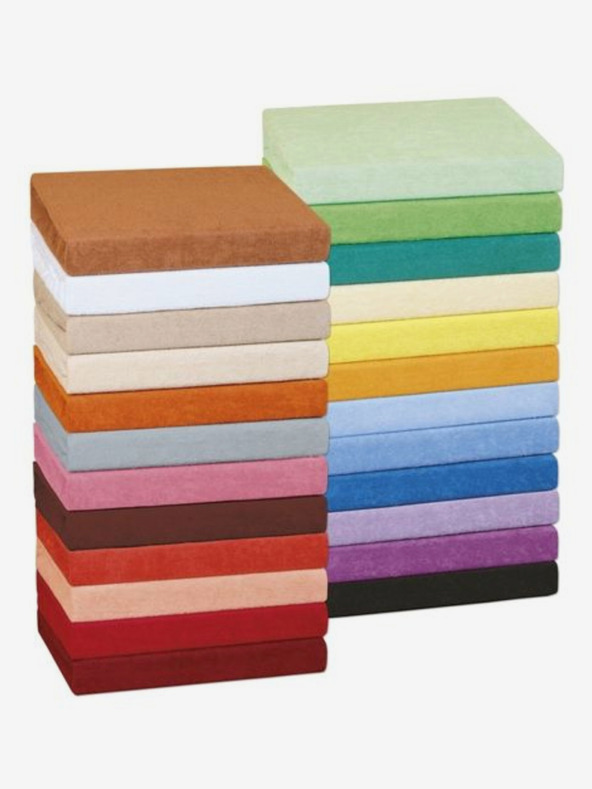 Kvalitex Frotirasti čaršav 200x200cm limun Kvalitex