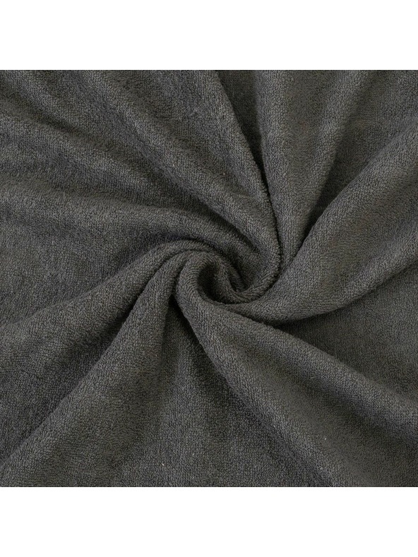 Kvalitex Frotirasti čaršav 140x200cm tamno sivi Kvalitex