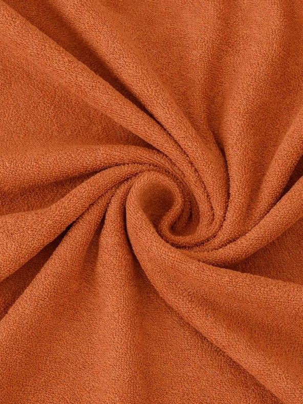 Kvalitex Frotirasti čaršav 200x200cm smeđi