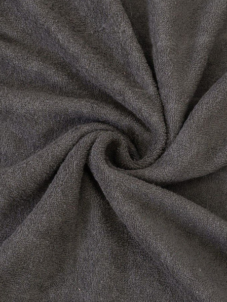 Kvalitex Plahta od frotira 220x200cm tamno siva Kvalitex